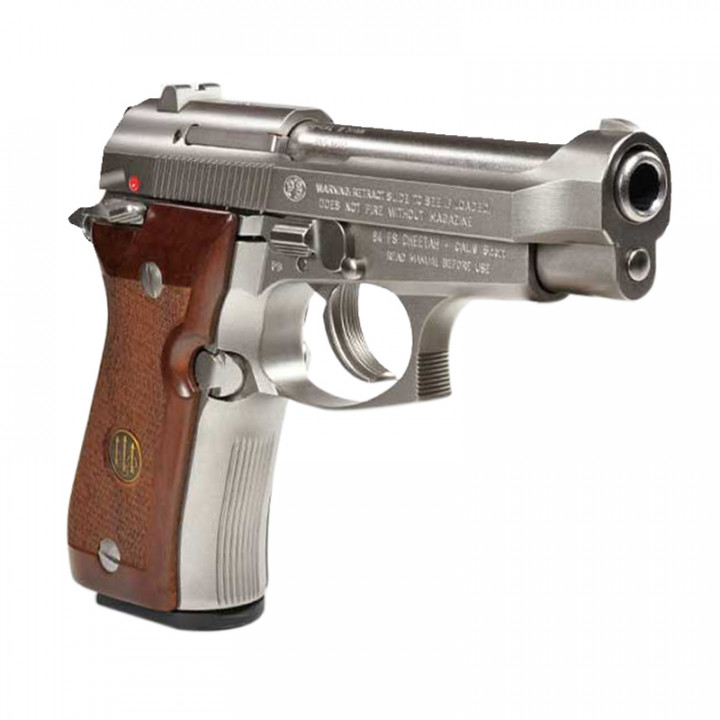 BERETTA Pistol 84FS CHEETAH Nickel Cal. 380 ACP, 13+1 rds. 97 mm bbl ...