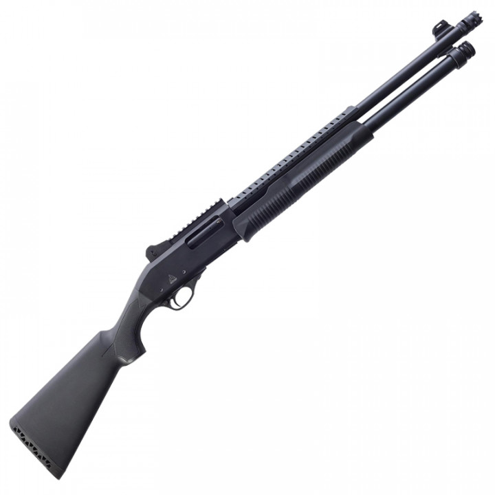 AKKAR Shotgun 612 PS Armor Black Cal.12 gauge, 8+1 rds. Pump-Action, 22 ...