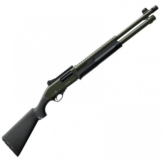 AKKAR Shotgun KARATAY 612 PS OD Green Cal.12 gauge, Pump-Action, 8+1 ...