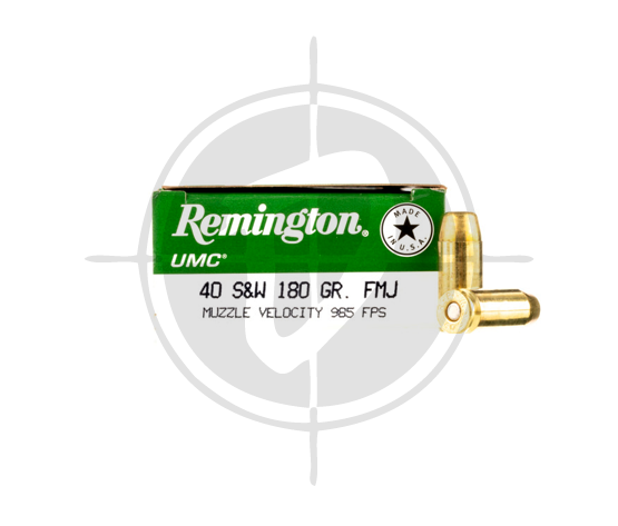 REMINGTON L40SW3BP UMC FMJ 180grs #23647 Cal 40, 650rds perBox, 50 rds per box picture