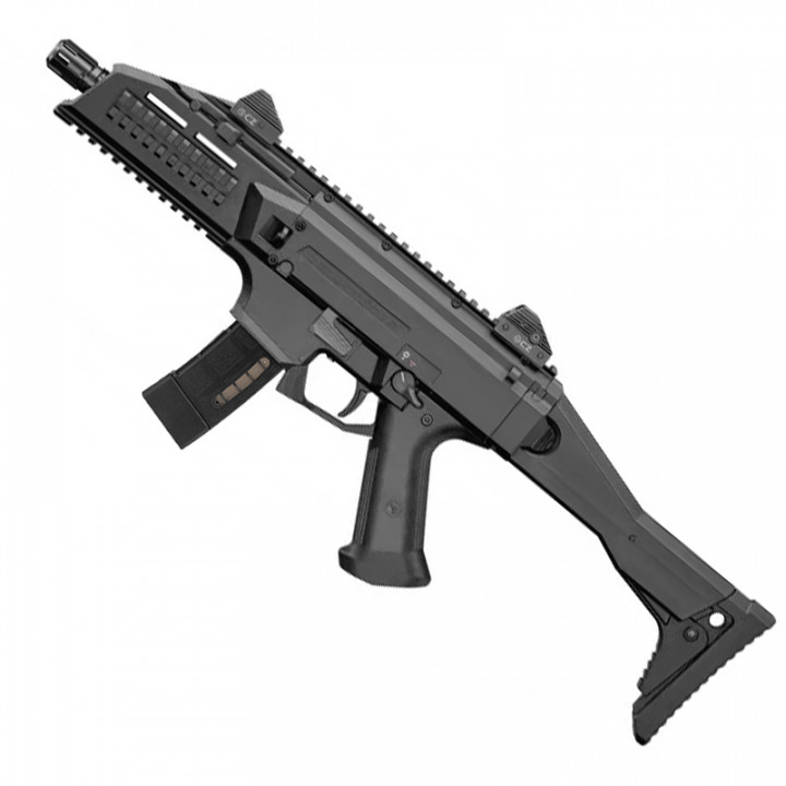 CZ PISTOL Model Scorpion EVO 3 S1 with Folding Stock Cal. 9mm, Black ...