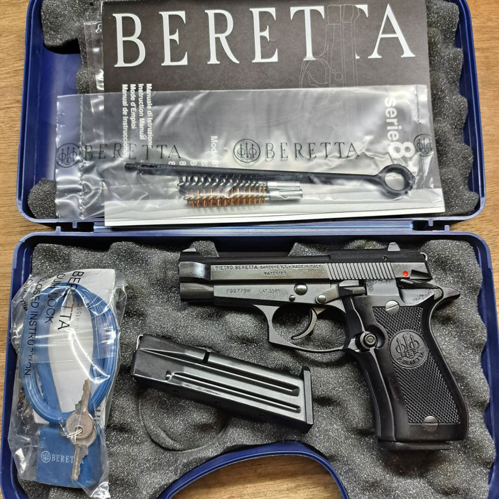 BERETTA PISTOL Model “81FS CHEETAH”, Cal. 32, 3.8”BBL, Blue, 12rds, SA ...