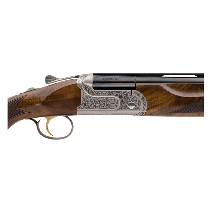 AKKAR Shotgun CHURCHILL 206 EXTENSIVE ENGRAVE Cal.12 gauge Over/Under ...