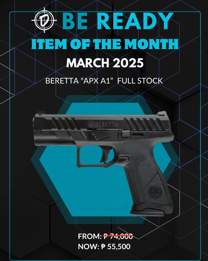 BERETTA PISTOL  MODEL "APX A1" FULL STOCK, Cal.9mm, 17rds., 4.25" bbl., Striker-fired, Polymer Frame, Tilt-Barrel, locked breech #APZ12111911111